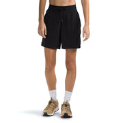 The North Face Women's Aphrodite Athletic Shorts, Four-Way Stretch, Quick-Drying, Water-Repellent, Black, Medium, NF0A86YKJK3