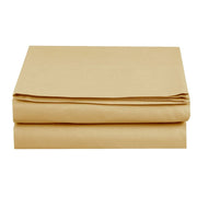 1500 Thread Count 1-Piece Fitted Sheet, Twin/Twin XL Size, Gold