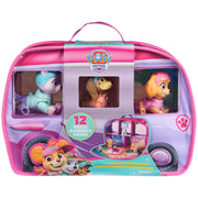 Spin Master Paw Patrol Skye's World Pupcation Rescue Set with Skye, Liberty, Everest Figures, 12-Inch Fabric RV Camper, Interactive Rescue Accessories