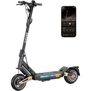 Navee ST3 Pro Electric Scooter, 1350W Motor, 46.6-Mile Range, 25 MPH Max Speed, Dual Damping Suspension, Foldable, Black