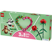 LEGO Hearts & Flowers Gift Set, 3 in 1 Building Toy Set, 661 Pieces, Multicolor, Ages 9+, 66817