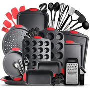 EATEX 39 Piece Premium Baking Set Non Stick - Black