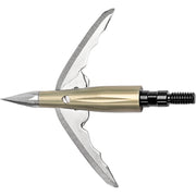 Bowmar Archery Beast Mechanical Crossbow Broadhead, 100 Grain, 2 Inch Cutting Diameter, Pack of 3, TI-3PACK-COC-100g-2