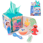 Spin Master Ltd Ms. Rachel Sesame Street Surprise Learning Box with Plush Elmo and Ms. Rachel, Soft Fabric, Interactive Early Developmental Toy for Ages 3 Months+