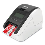Brother QL820NWBC Ultra Flexible Label Printer, Wireless Wi-Fi Bluetooth Ethernet, Black and Red Printing, 110 Labels/Min, 5.7 in x 5 in x 9.2 in