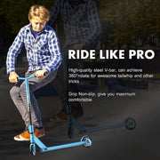 TOYTEXX HT2 Stunt Scooter with Aluminum Core Wheels, ABEC-9 & HIC Compression System, Pro Freestyle Kick Scooter for Beginners