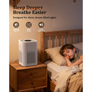 AIRFIRE H13 True HEPA Air Purifier, Quiet 22 dB Operation, Covers Up to 1300 Sq Ft, Activated Carbon Filter, 3 Fan Speeds, Timer, Aromatherapy, AP205