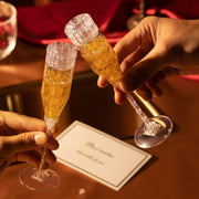 Brickcraft Chateau De Brick Bottle Brick Building Kit, 136-Plastic Piece Set, Sparkling White - 18 Years & Up