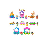 Fisher-Price Little People Disney Princess Parade Figure and Vehicle Set, 16-Piece Toddler Toy