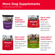 Nutri-Vet Hip & Joint Chewable Dog Supplements with Glucosamine, Chondroitin, MSM, Hyaluronic Acid, Liver Flavor, 180 Count