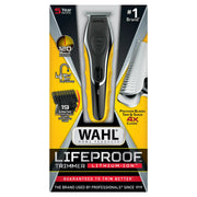 Wahl 09899 LifeProof Wet/Dry Rechargeable Lithium Ion Trimmer for Men Black/Yellow, 9899