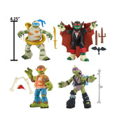 Teenage Mutant Ninja Turtles Monsters + Mutants Exclusive Action Figure 4-Pack