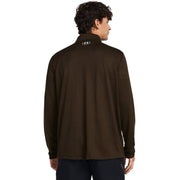 Under Armour 1376844-001 Mens UA Tech Team Quarter Zip, Quick-Drying, S, Cleveland Brown-white
