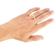 Keepsake 10kt Yellow Gold 4mm Polished Wedding Band Unisex, Gift Box Included