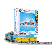 Lionel Looney Tunes Freight LionChief 5.0 Electric O Gauge Train Set with Bluetooth 5.0, Remote Control, Illuminated Caboose, Multi-Color, 2423010