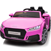 Hikiddo Audi TT RS Electric Ride on Car for Kids, Hot Pink