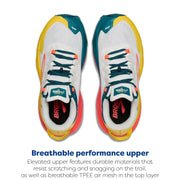 Brooks Womens Caldera 8 Ultra Trail Running Shoes, Nitrogen-Infused DNA LOFT v3 Cushioning, Bit of Blue Quince Flame, Size 7 Medium, 120429-142