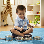 Melissa & Doug 4265 Let's Play House! Stainless Steel Pots & Pans Play Set for Kids
