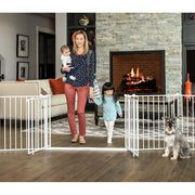 Regalo 1348 28 inch Double Door Super Wide Safety Gate - White