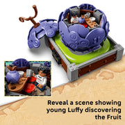 LEGO One Piece Gum Gum Fruit Building Toy, 482 Pieces, Multicolor, Ages 9+, Includes Luffy Minifigures, 75647