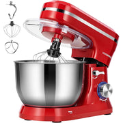 SPECSTAR VH1566-BK 4.75 Quart Multifunctional Stand Mixer, 8 Speed Electric Kitchen Mixer w/380W Motor, Red