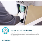 Elkay EZFMTLK Bi-Level Maintenance Kit with Filter, Stainless Steel