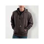 Berne Heritage Thermal-Lined Full-Zip Hooded Sweatshirt - Charcoal - S