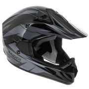 Raider RX2 MX Off-Road Helmet for Adults - Black/Silver - L