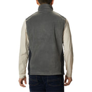 Columbia Steens Mountain Fleece Vest for Men - Grill/Black - XL