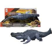 Mattel JGB94 Jurassic World: Rebirth Gigantic Thrashers Purussaurus, Collectibles, Multicolor