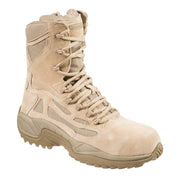 Reebok Rapid Response RB Side-Zip Safety Toe Tactical Work Boots for Men - Desert Tan - 12W