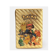 55 golden cards of rare Pokemon characters