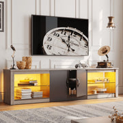 Bestier USWM01-T108I-BSH LED TV Stand for TVs up to 75