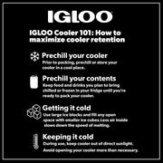 Igloo 28 QT Laguna Hard-Sided Cooler with Cool Riser Technology, Coral Pink, 42 Can Capacity