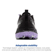 Brooks 12041618B048 Cascadia 18 Trail Running Shoes for Ladies - Ebony/Sweet Lavender - 8.5M