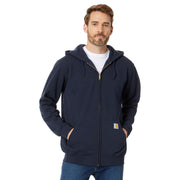 Carhartt Men's Midweight Hooded Zip-Front Sweatshirt, New Navy, X-Large, K122-472
