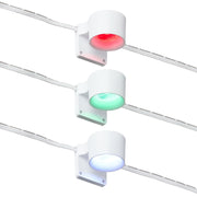 Onn 9.8' 12W RGBIC LED String Downlights with Remote Control - Color-Changing Modes