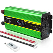 Yinleader F-3000P 3000 Watt Pure Sine Wave Power Inverter 12V to 110V DC to AC with Remote