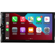 Jensen J3CA7W 7 in LED Apple CarPlay Android Auto Bluetooth Double DIN Car In-Dash Unit