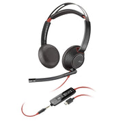 Plantronics 207586-01 5220 USB-C Headset, On-Ear Mono Headset, Wired