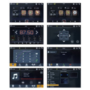 Podofo 9 in Single Din Car Stereo with Wired CarPlay, Android Auto, Mirror Link, Bluetooth, FM Radio, Backup Camera A3733A3