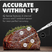 CHEF iQ iQ Sense Smart Wireless Cooking Thermometer with 2 Probes