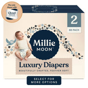 Millie Moon 119107 Luxury Diapers, Size 2, 88 Count