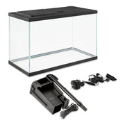 Spectrum Brands Pet Vibrant Life 5 Gallon Aquarium Starter Kit with Scratch-Resistant Glass, LED Lighting, Medium Power Filter