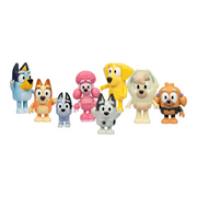 Bluey 17676 Neighborhood Friends 8 Pack, 2-2.5 Inch Articulated Figures, Ages 3+