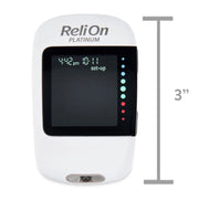 ReliOn Platinum Blood Glucose Meter Kit, Bluetooth Enabled Diabetes Blood Sugar Monitoring System, Includes 50 Test Strips and Lancet Device