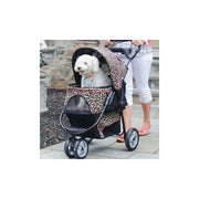 Gen7Pets G2340GN Promenade Pet Stroller, Gold Nugget Black and Gold