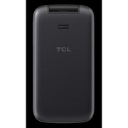 TCL TCL4058RBK8 Classic Flip Prepaid Phone, Dual-Screen Foldable Design, 512MB RAM, 2.8in LCD Display, 2 MP Camera, Black