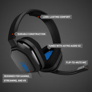 Logitech 939-001509 ASTRO Gaming A10 Gaming Headset Blue PS4