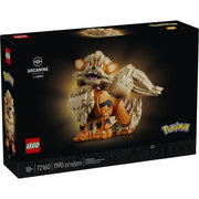 LEGO Pokmon Arcanine Building Set, Collectible Posable Figure, 1190 Pieces, Multicolor, 72160